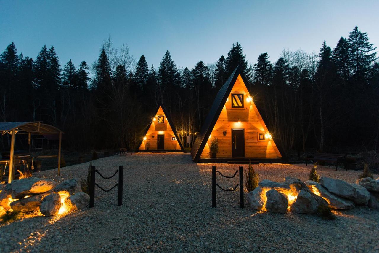 The Palo Cabins Predeal Eksteriør billede